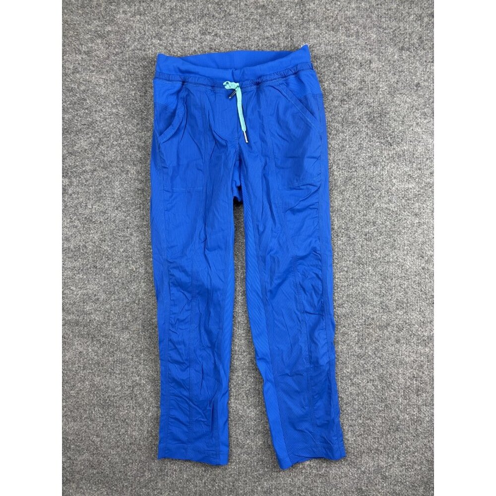 Lululemon Jogger‎ Pants Womens 4 Blue Striped Lightweight Pockets Athletic Gym